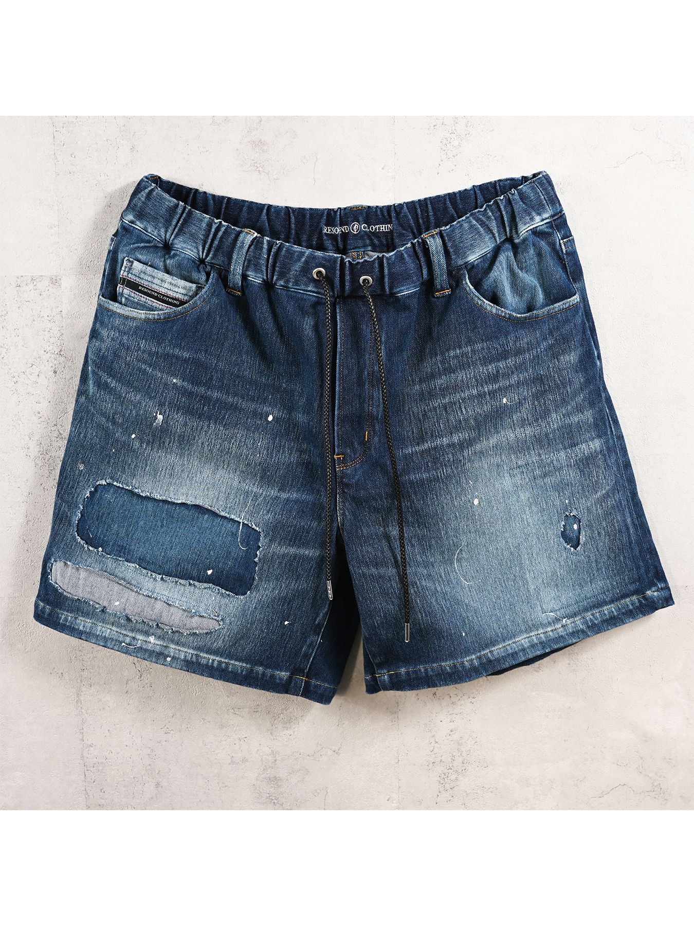 【予約品 】DENIM JERSEY SHORTS / デニムジャージショーツ / ダークインディゴ