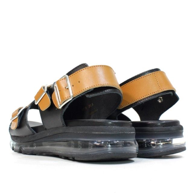 レザーサンダル 6010 / Black×Camel 【HONOUR OVATION】