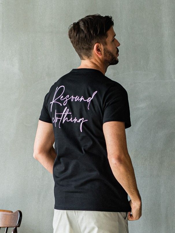 《予約品3月3日18：00締め》 ICON BASIC TEE / バックロゴTシャツ / ブラック・ホワイト