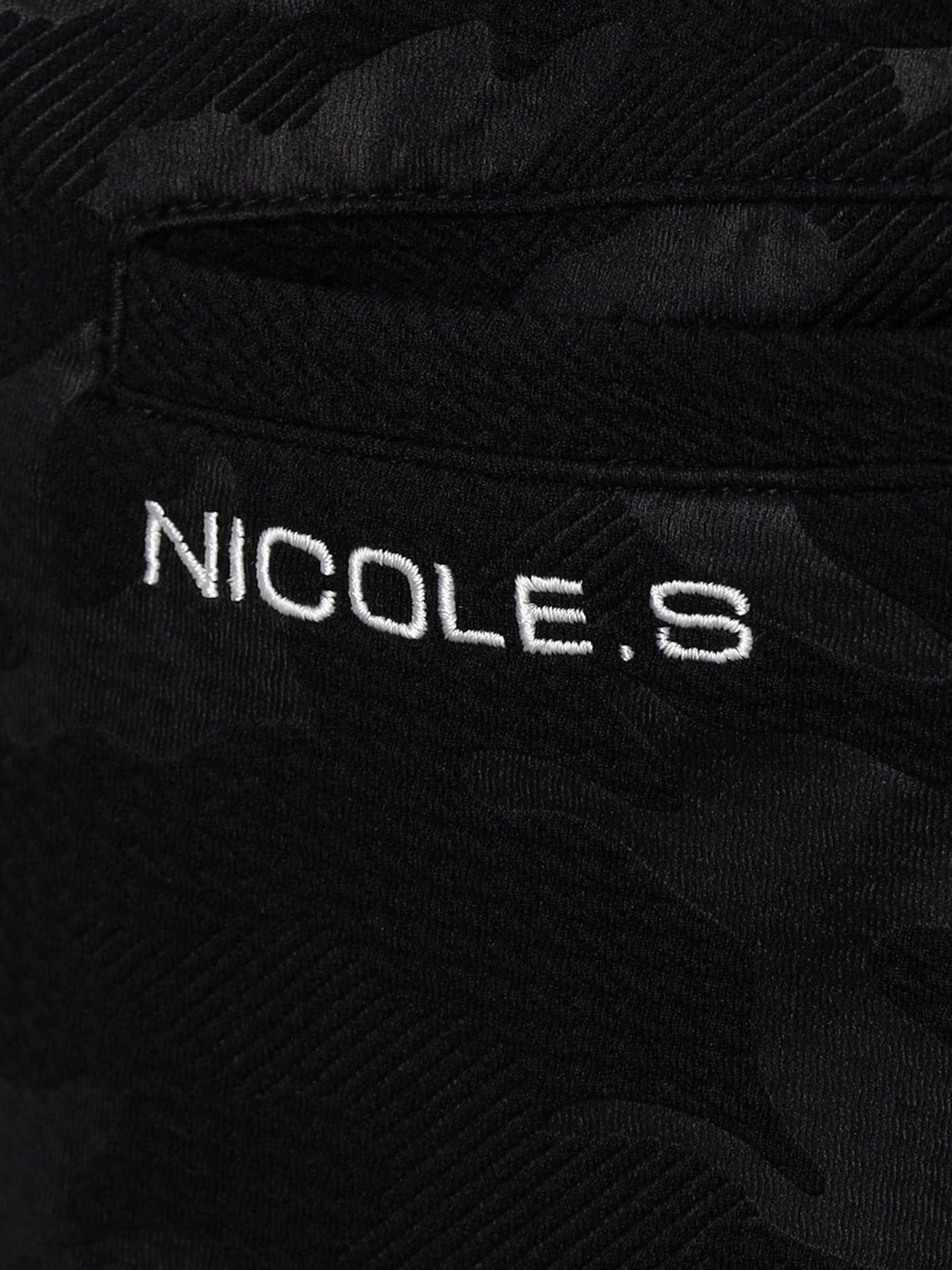 エンボス柄ハーフパンツ / ホワイト【NICOLE SPORTS】