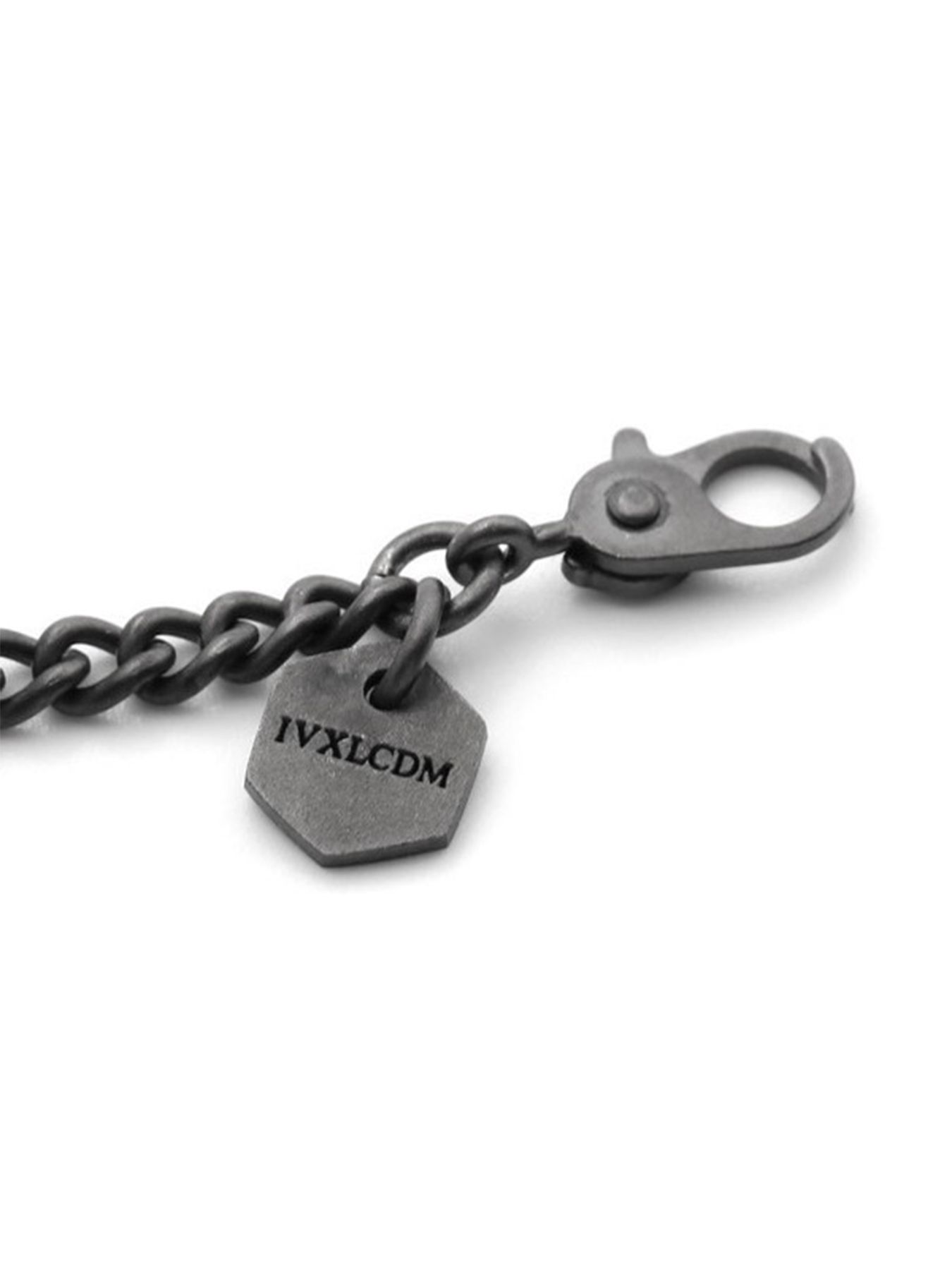 【予約品 9月23日(火) 締切】IVXLCDM ×wjk  slim chain bracelet / スリムチェーンブレスレット / ブラックコーティング
