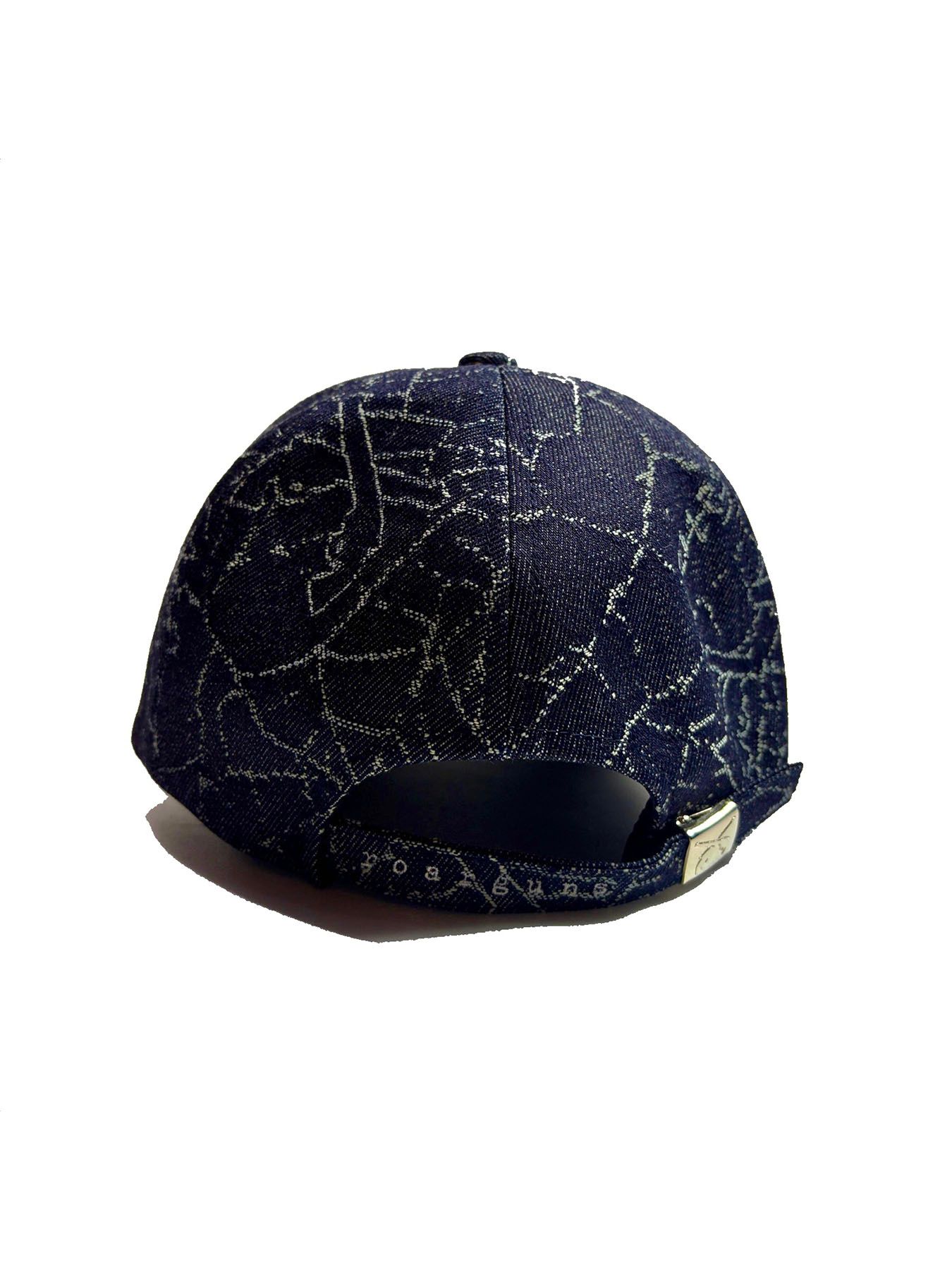 【予約品 3月9日(月) 18:00 締切】SPIDER JQ DENIM CAP / スパイダージャガードデニム ベースボールキャップ / ブルー