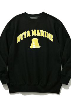 ACANTHUS x muta MARINE / アカンサス×ムータマリン / スウェット / muta Arc Logo Crewneck Sweatshirt / BLACK [MA2226]