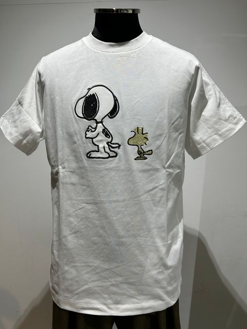 スヌーピー コラボ 半袖Tシャツ  / ホワイト 【PEANUTS × 1PIU1UGUALE3 RELAX】
