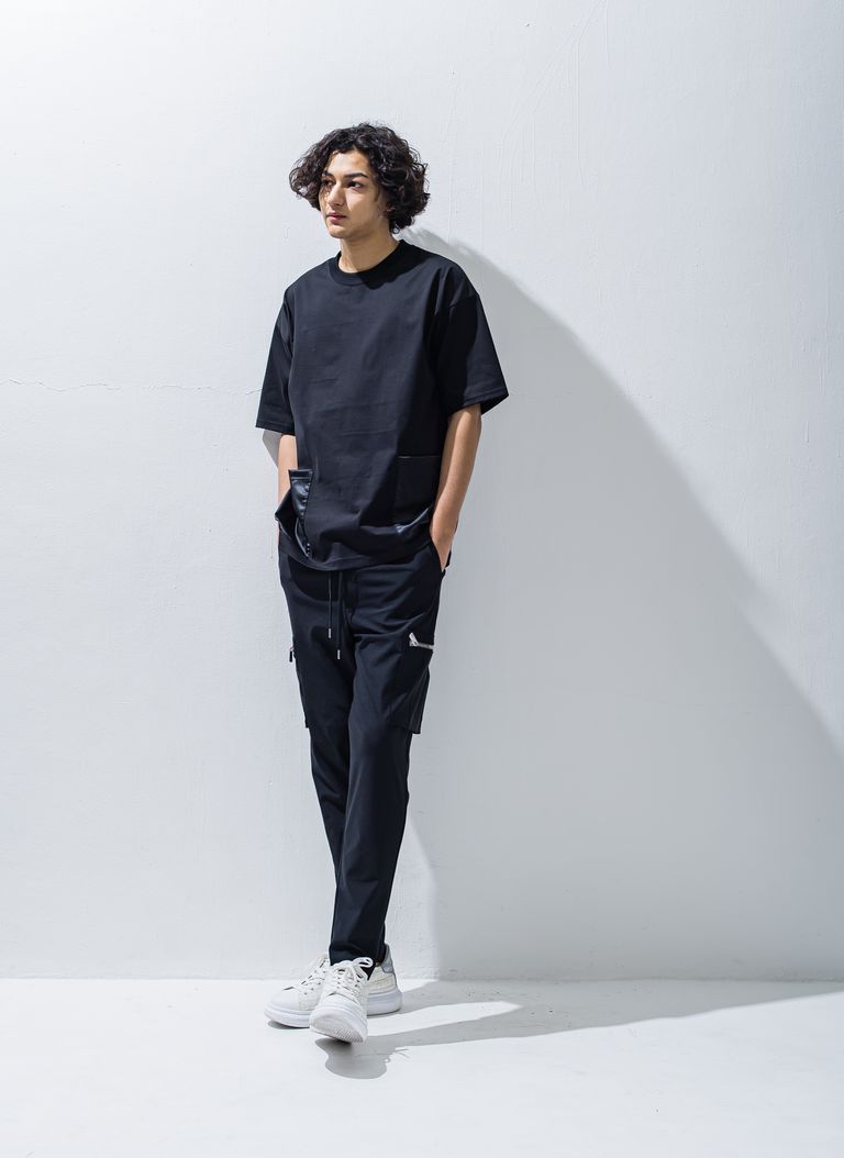 《予約》 SIDE POCKET TEE / サイドポケットTシャツ / ブラック 【RESOUND CLOTHING】 6月中旬以降入荷予定
