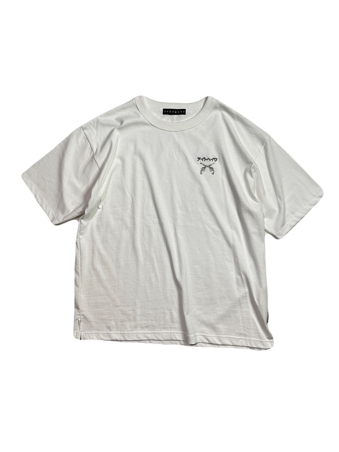 【予約品 8月10日(日) 締切 】アイトヘイワ EMB S/S T / アイトヘイワ Tシャツ / クリスタル 刺繍 ホワイト