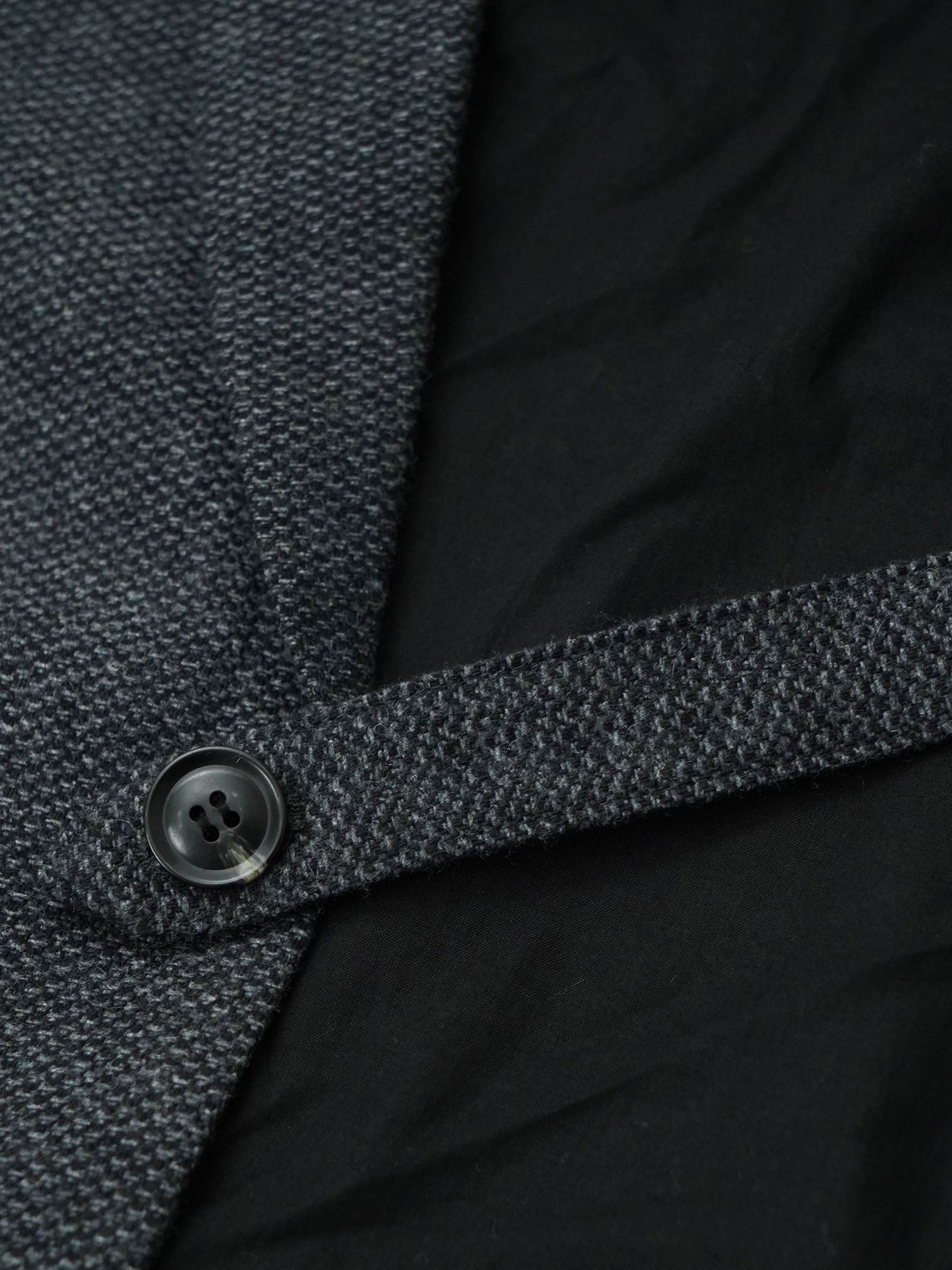 【予約品 】LOUNGECUT JACKET / ジャケット / チャコール× ブラック