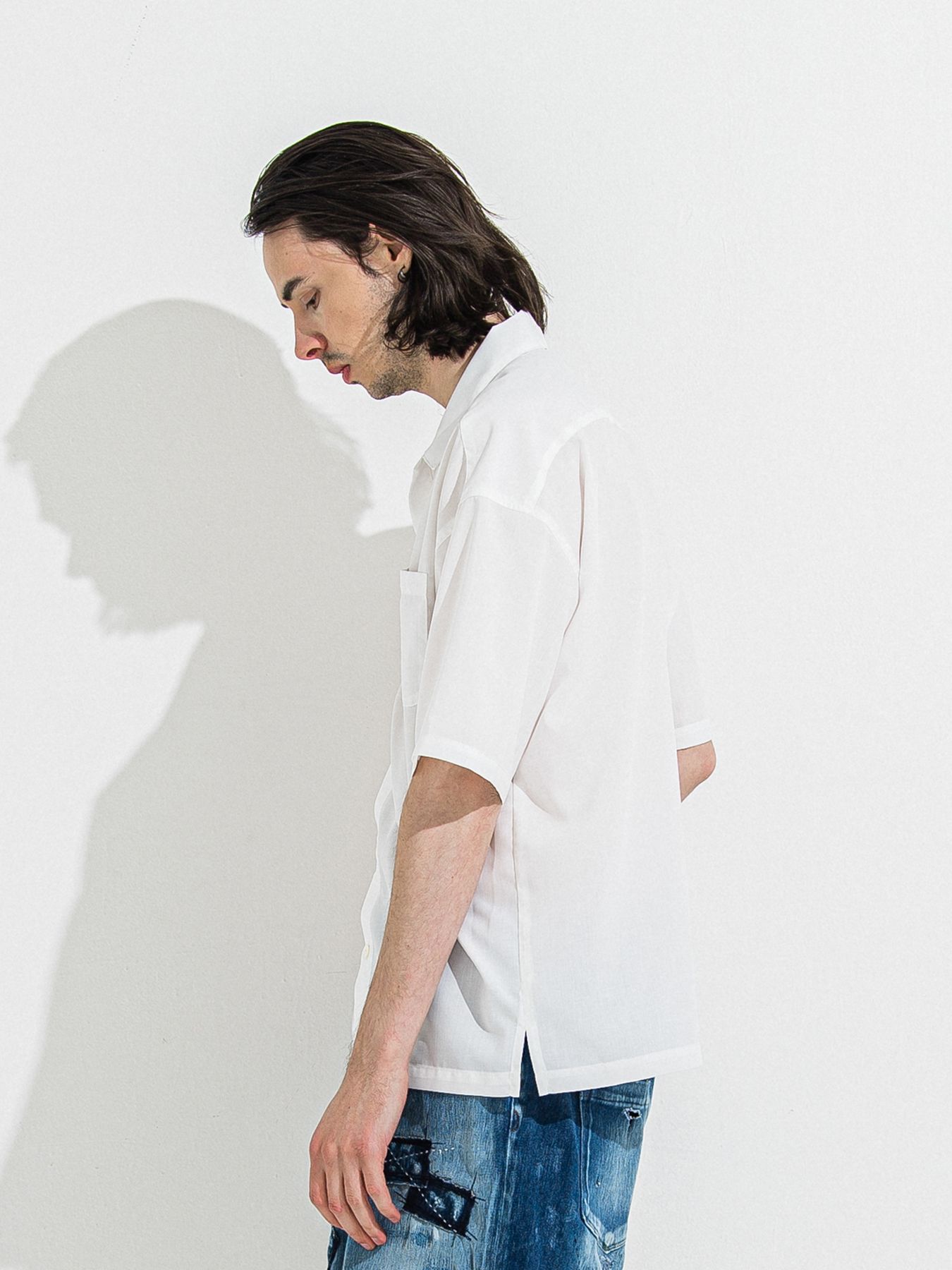【予約品 】ZACK HALF SHIRT / ザックハーフスリーブシャツ / ホワイト