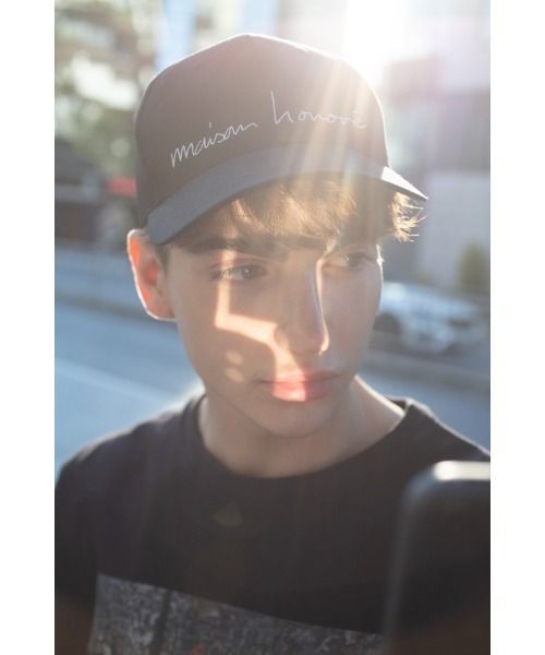 ベースボールキャップ / BaseBall Cap Adriana / Black メゾンオノレ パリ