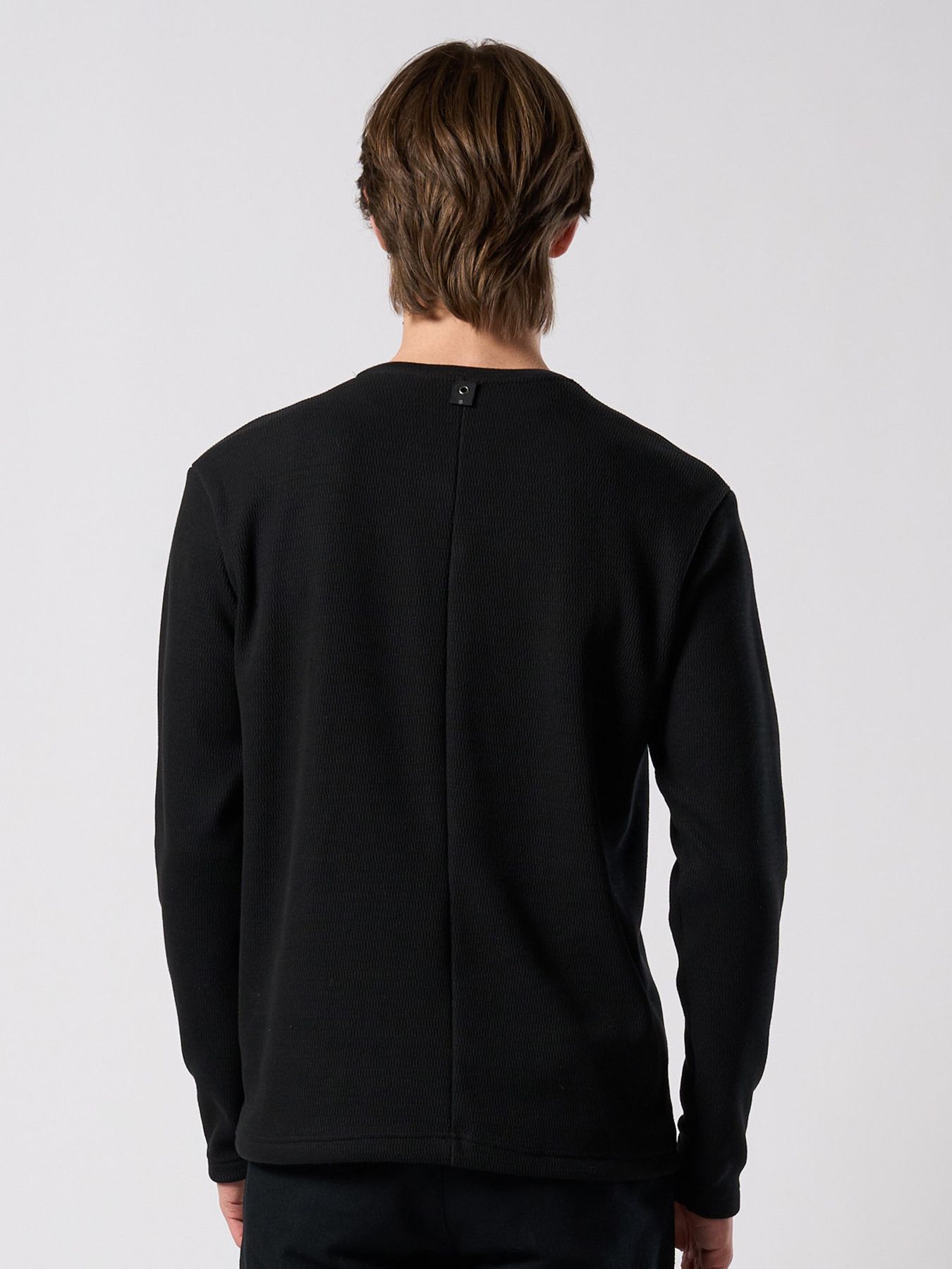 【予約品 4月19日(日) 18時締切】back boa thermal henley L/S / バックボア サーマル ヘンリーネック ロングスリーブ / ブラック