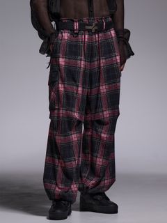 【予約品 】Cargo Pants / カーゴパンツ / ブラック&ピンク