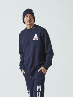 muta Mockneck Sweatshirt / スウェット / ネイビー 【Acanthus×muta】