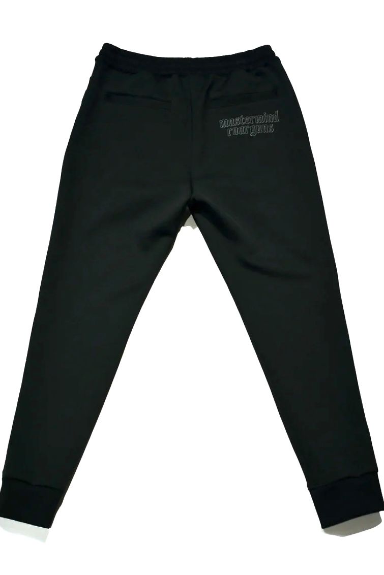 限定TRACK PANTSダンボールジャージ黒【roarguns×MASTERMIND WORLD】