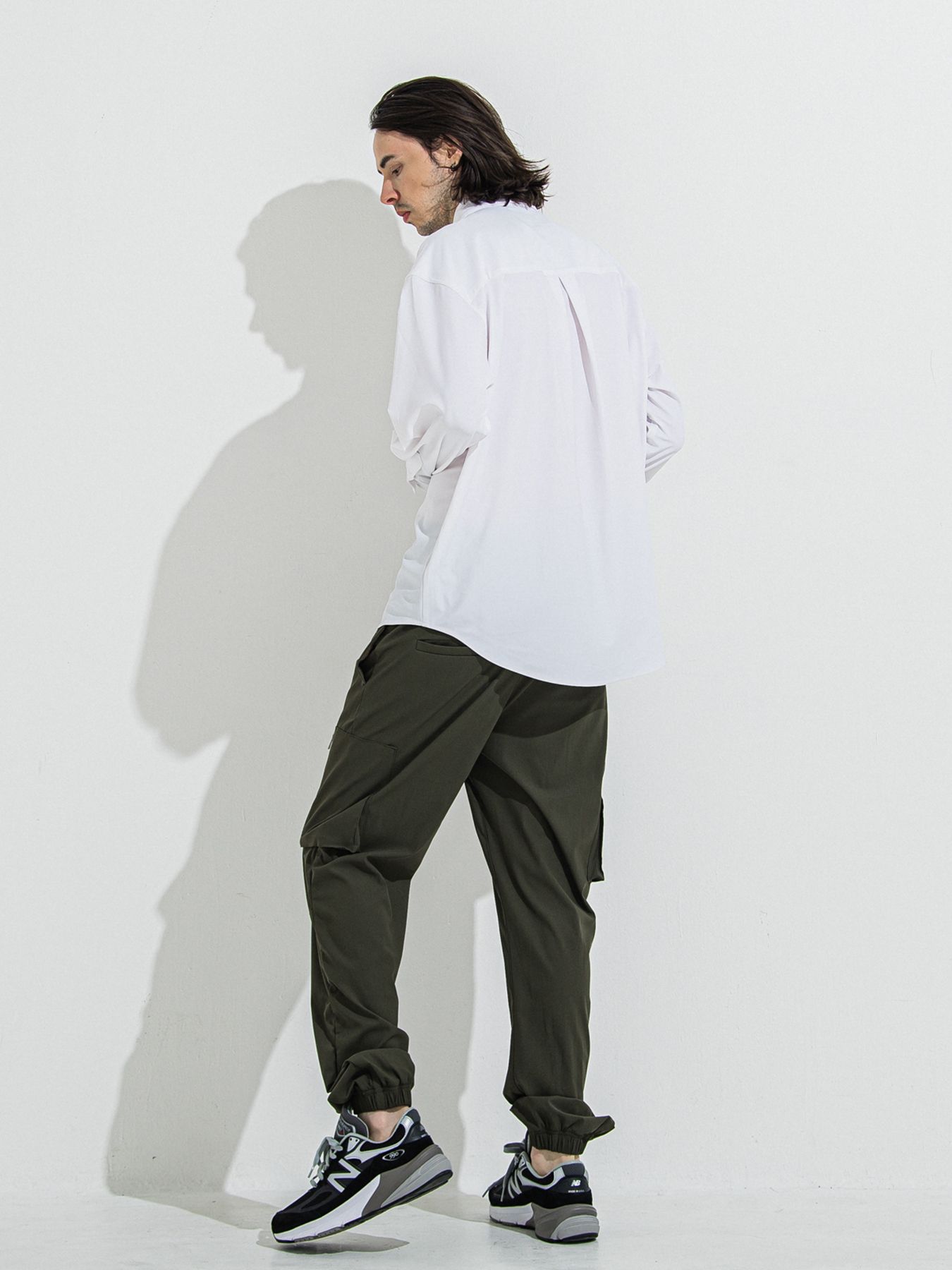 【予約品 】DAVID NYLON CARGO PANTS / デヴィッドナイロンカーゴパンツ / カーキ