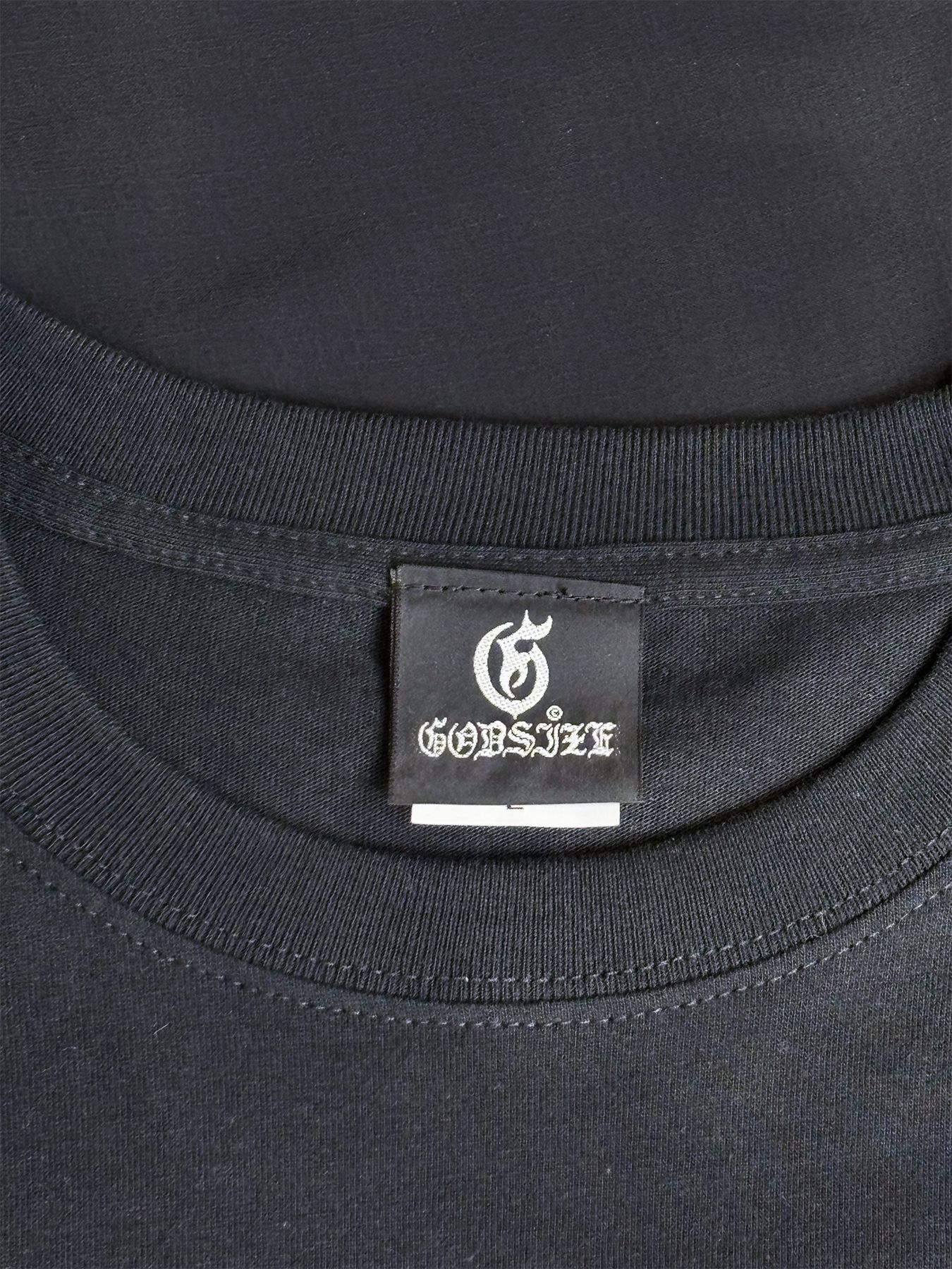GODSIZE CLOCK 長袖 RELAXED FIT TEE / ブラック