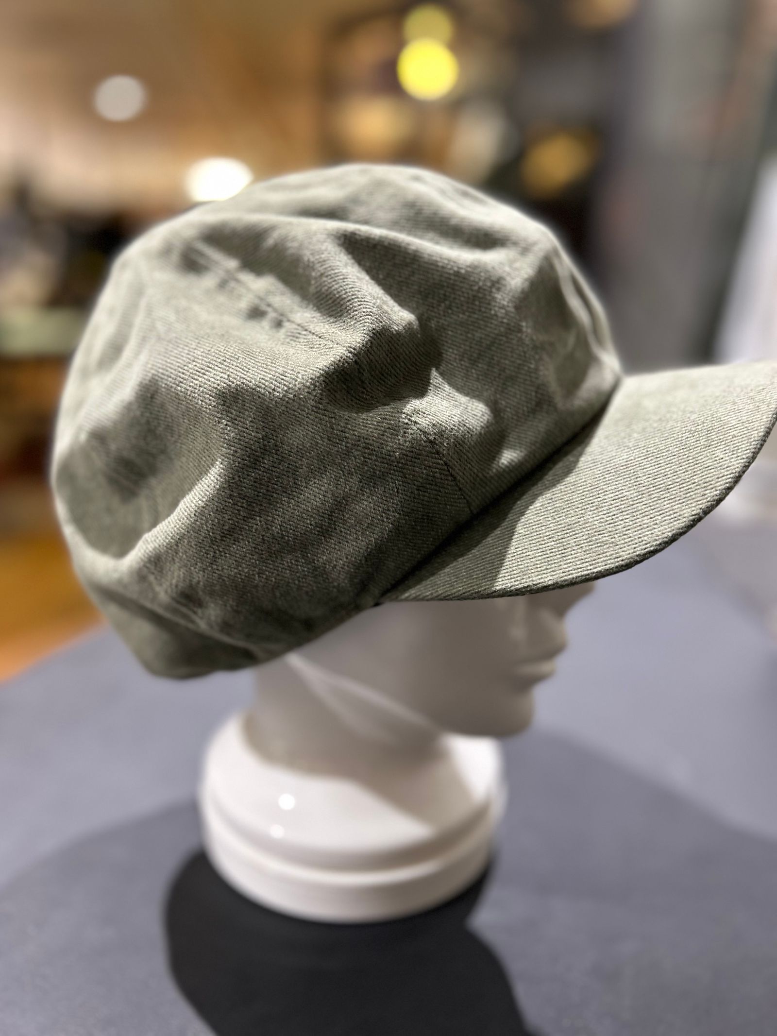 Mighty Shine - WASHED TWILL CASQUETTEキャスケット / カーキ 