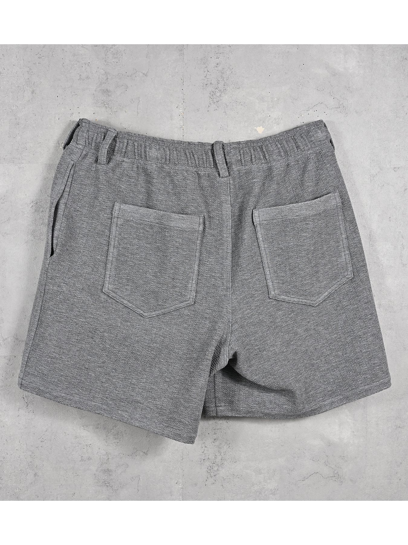 【予約品 11月16日(日) 締切】BLISTER KNIT HALF PT / ブリスターニットハーフパンツ / グレー