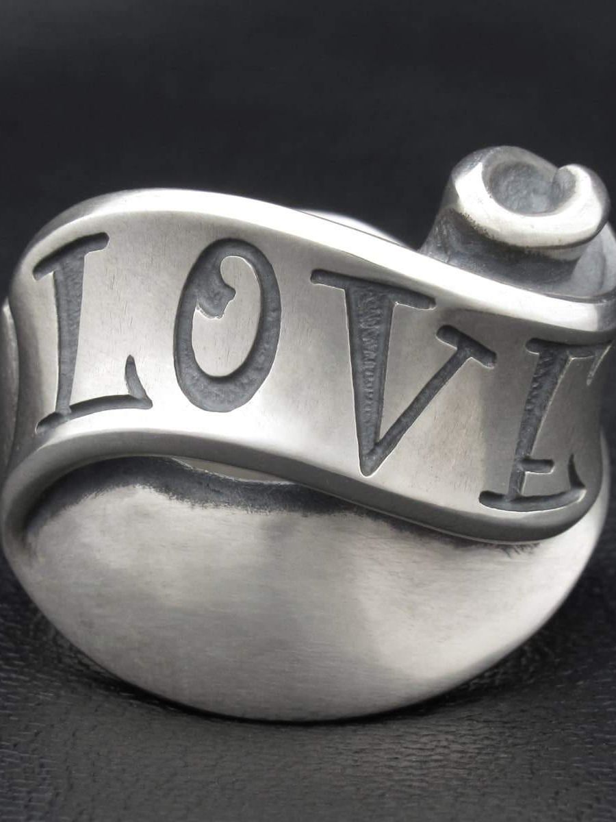 Flap Ribbon Ring L / LOVE / リング