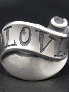 Flap Ribbon Ring L / LOVE / リング