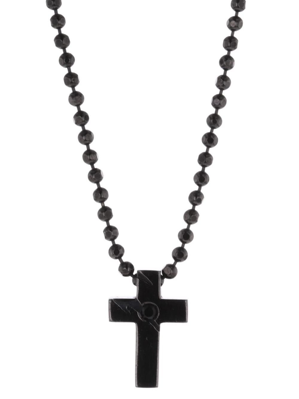 【予約品 7月13日(日) 締切】Cross Choker / クロスネックレス / Silver925 + Onyx