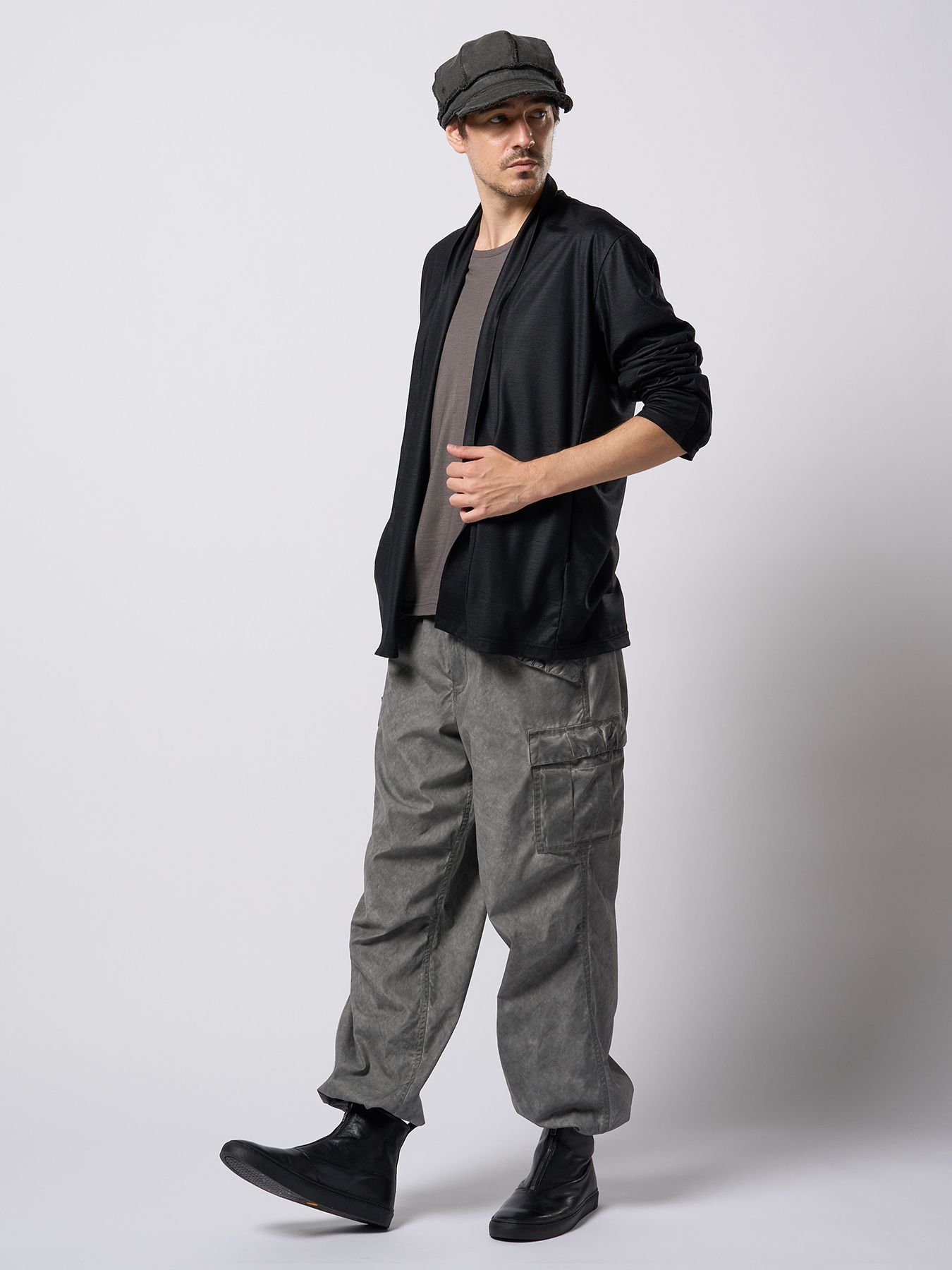 【予約品 9月23日(火) 締切】front zip bootie / フロントジップ ブーティー / ブラック