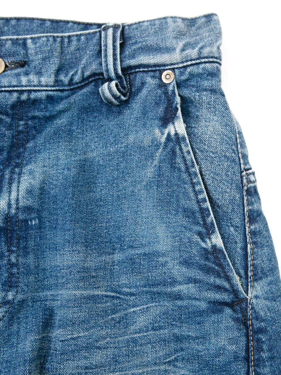 12.5oz Organic Cotton Stretch 3D Wide Straight Jeans / 12.5oz オーガニックコットン ストレッチデニム 3D ワイドストレート ジーンズ / RAD CLUB / インディゴ