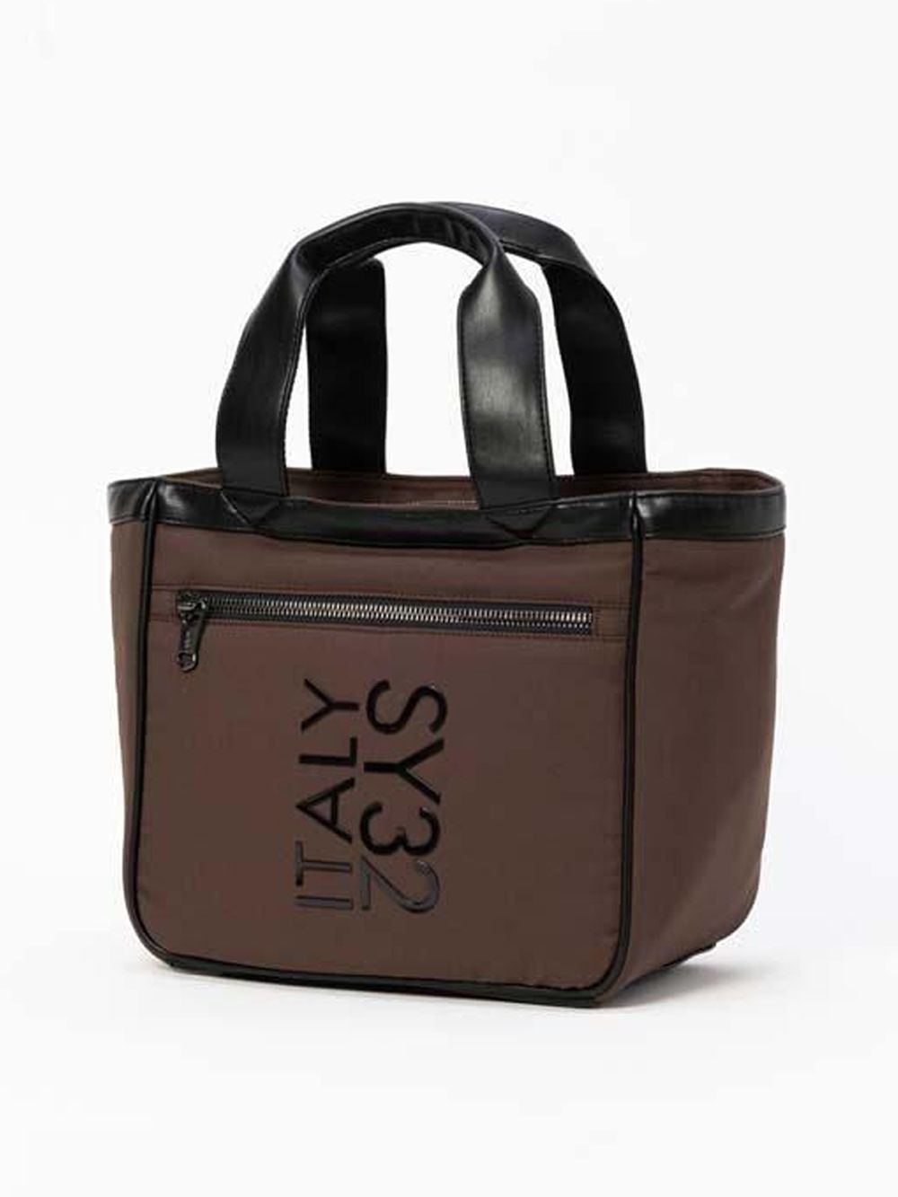 WOVEN INSULATION CART BAG / ウーブン インサレーション カートバッグ / ブラウン 【SY32 by SWEET YEARS GOLF】