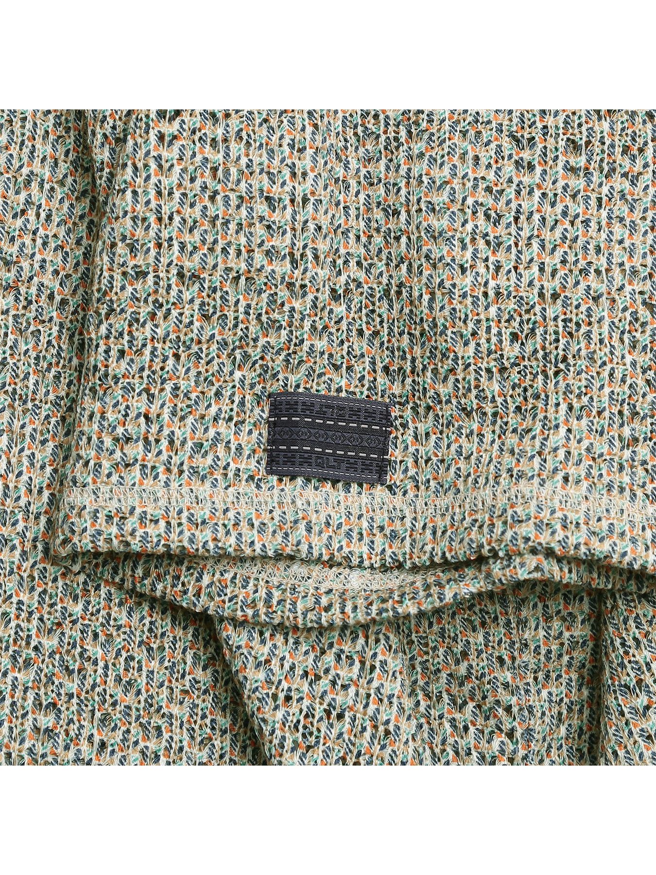 MIXED-MESH KNIT / メッシュニット Tシャツ / ミックスドナチュラル【QUOLT】