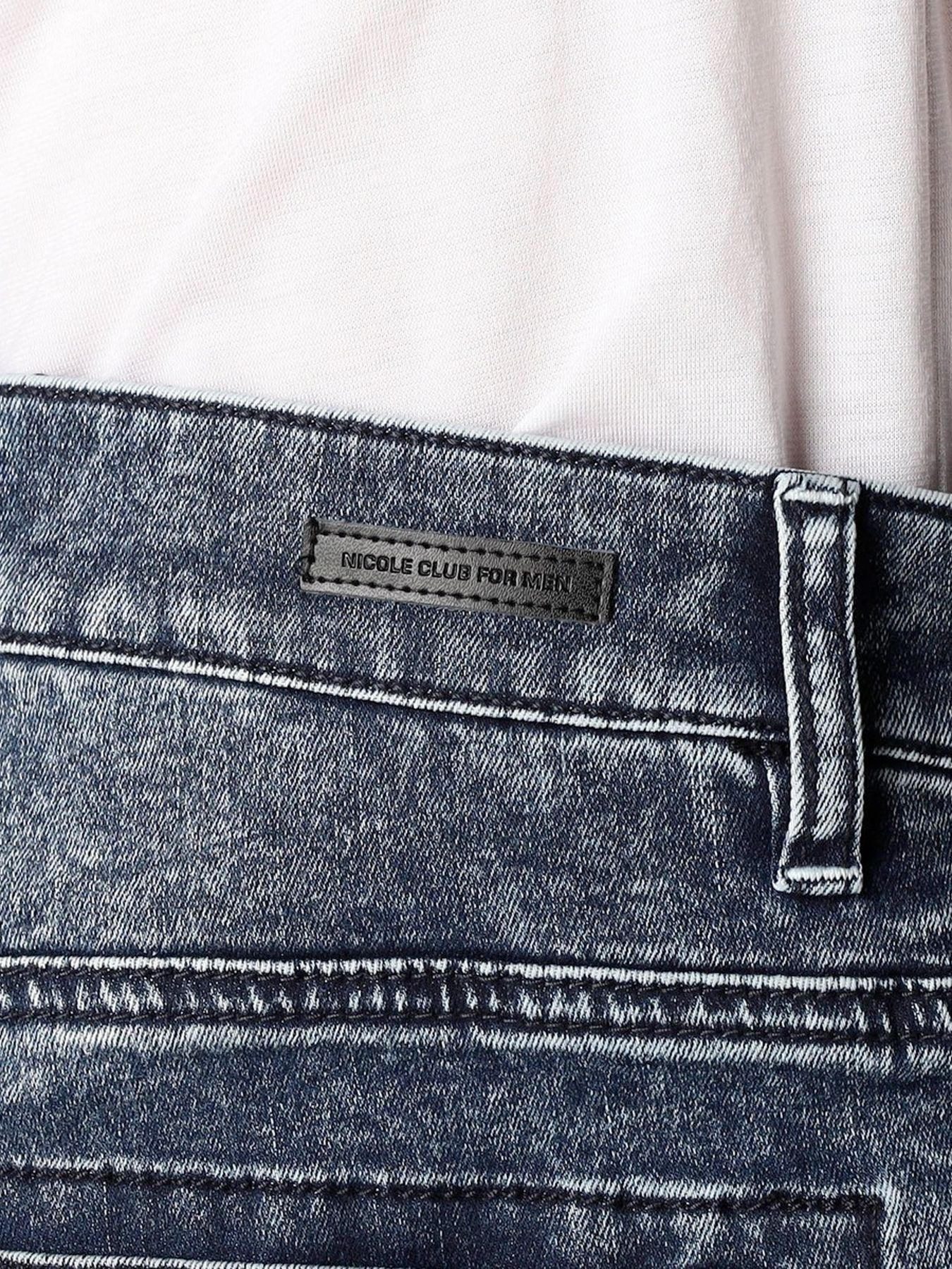 8分丈アラカルト5ポケットパンツ / ネイビー【NICOLE CLUB FOR MEN】