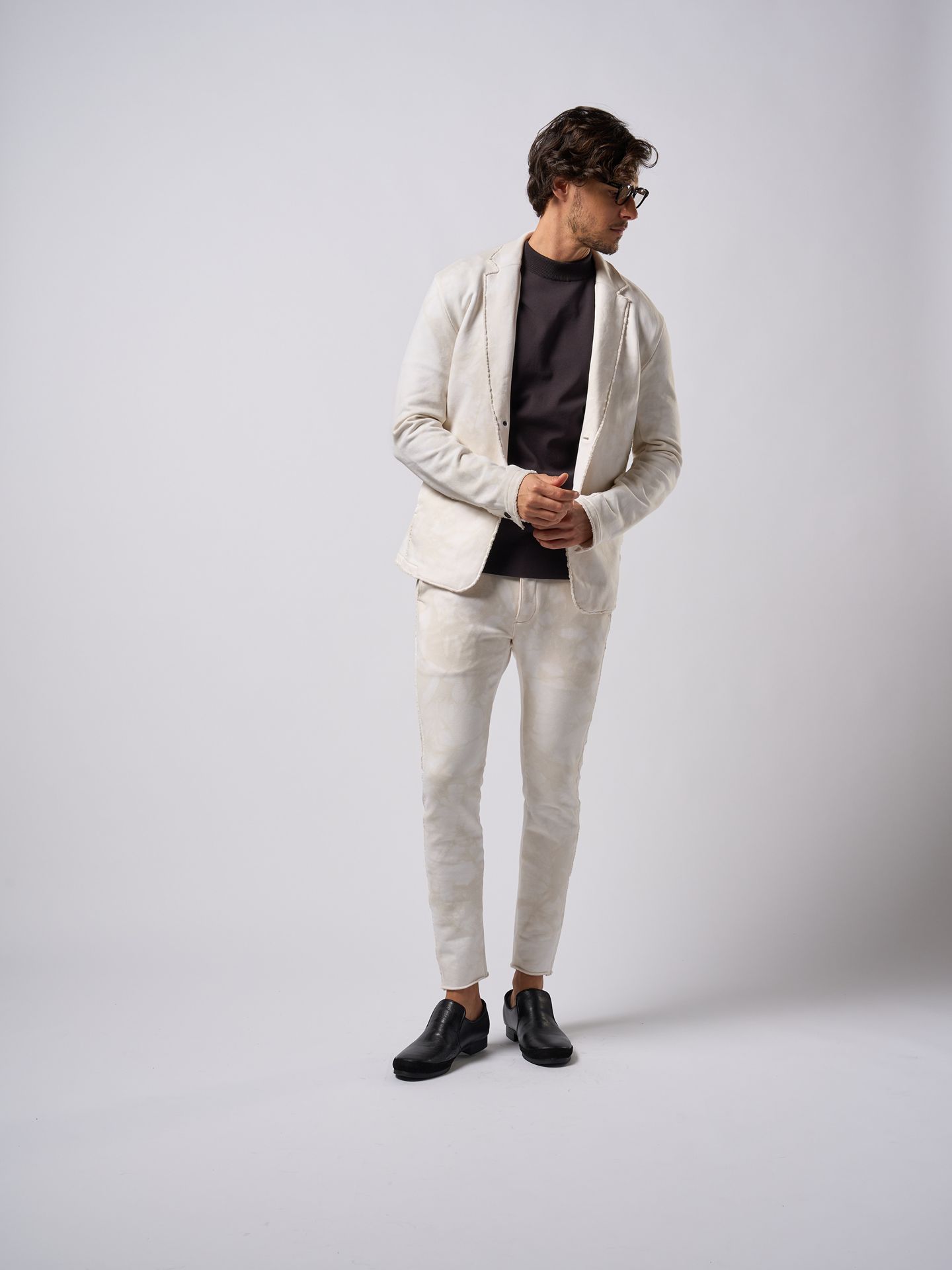 【予約品9月19日 10時締め】 jersey seam pants / イージーパンツ / ライトイエロー