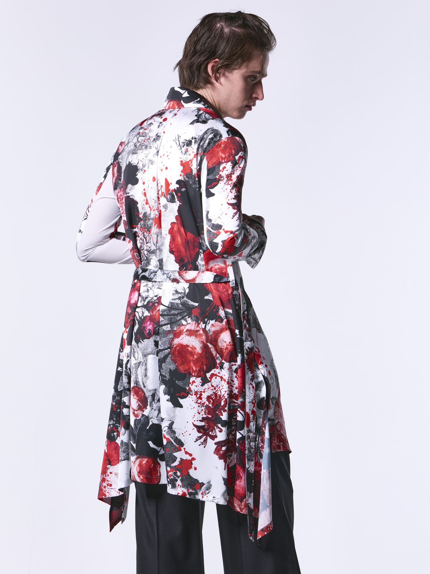 《予約品》 FlareShirt / フレアシャツ / ホワイト＆レッド
