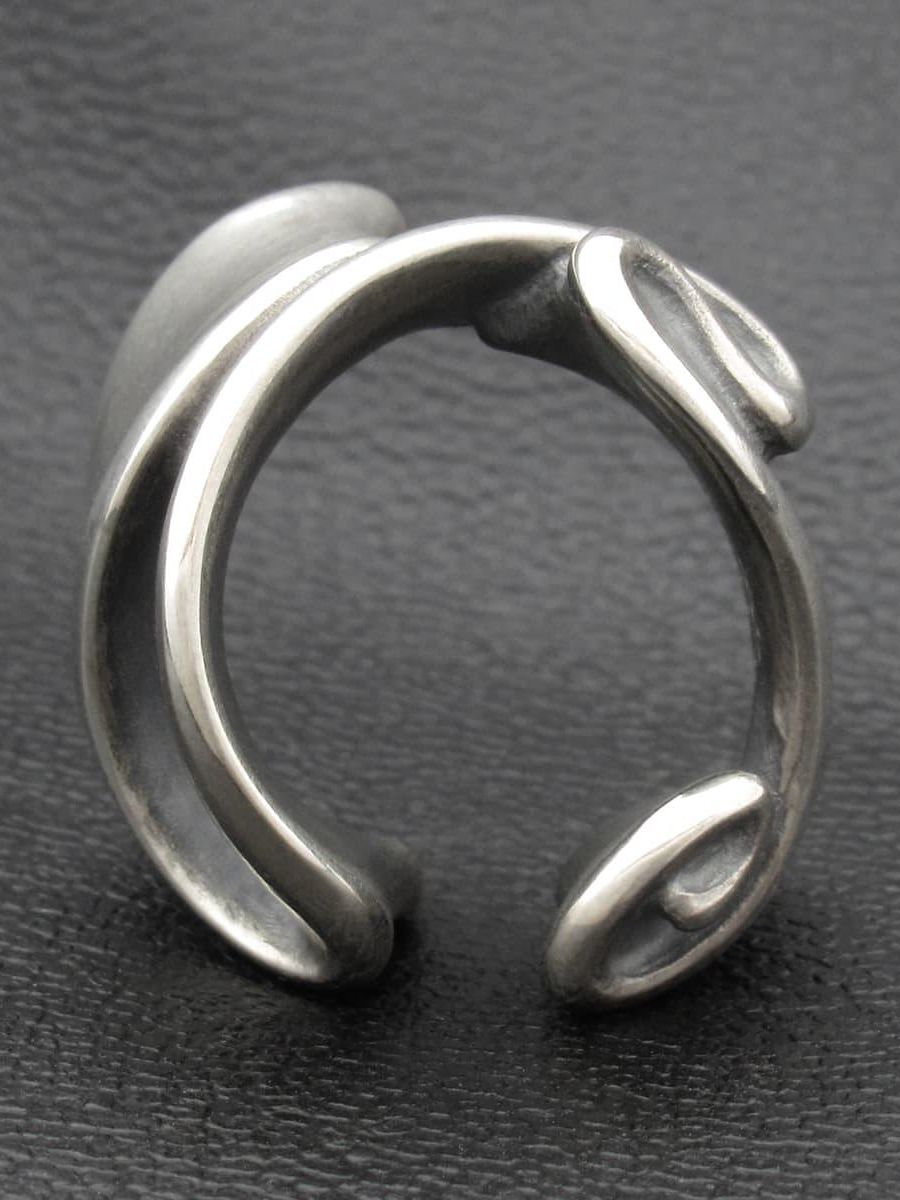 【受注生産品】 Flap Ribbon Ear Cuff / NONE / フラップリボンイヤカフ