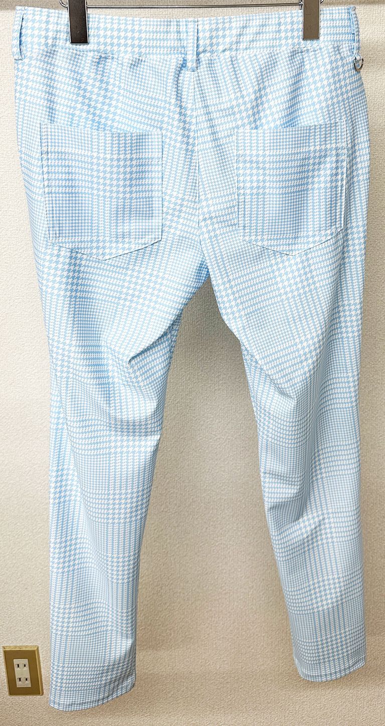 《予約品3月3日18：00締め》 CHRIS EASY TUCK PANTS / イージータックパンツ / グレンチェックサックス
