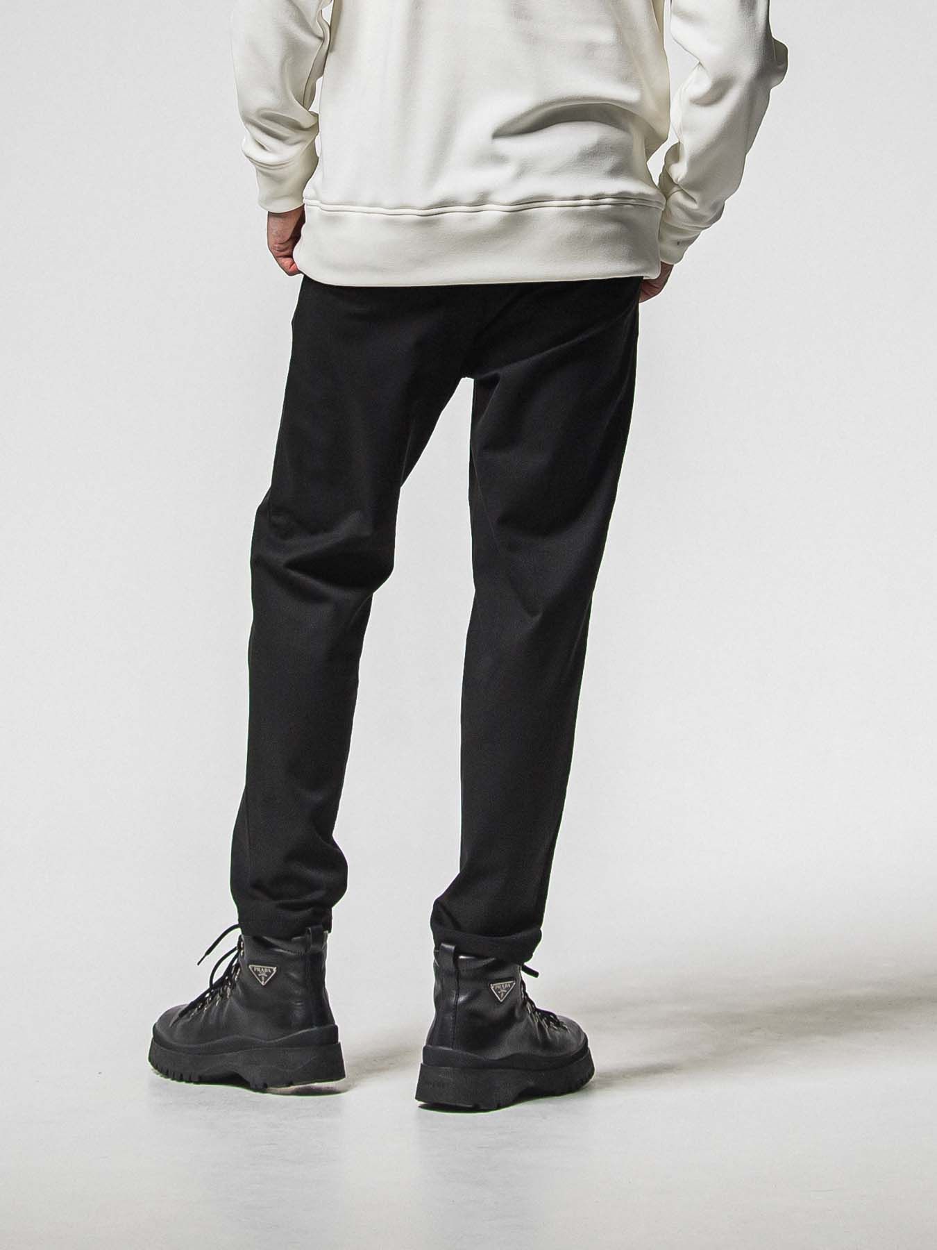 【予約品 8月31日(日) 締切】PAT WIDE EASY PANTS / パット ワイドイージーパンツ / ブラック