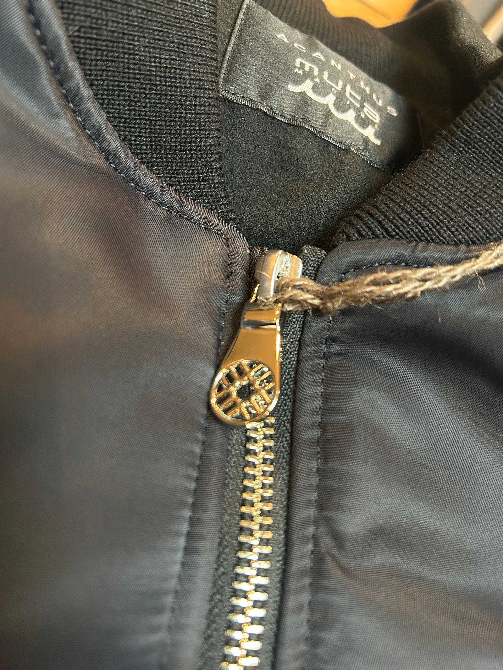 muta Nylon MA-1 / ナイロン MA-1ジャケット / ブラック【Acanthus × muta MARINE】