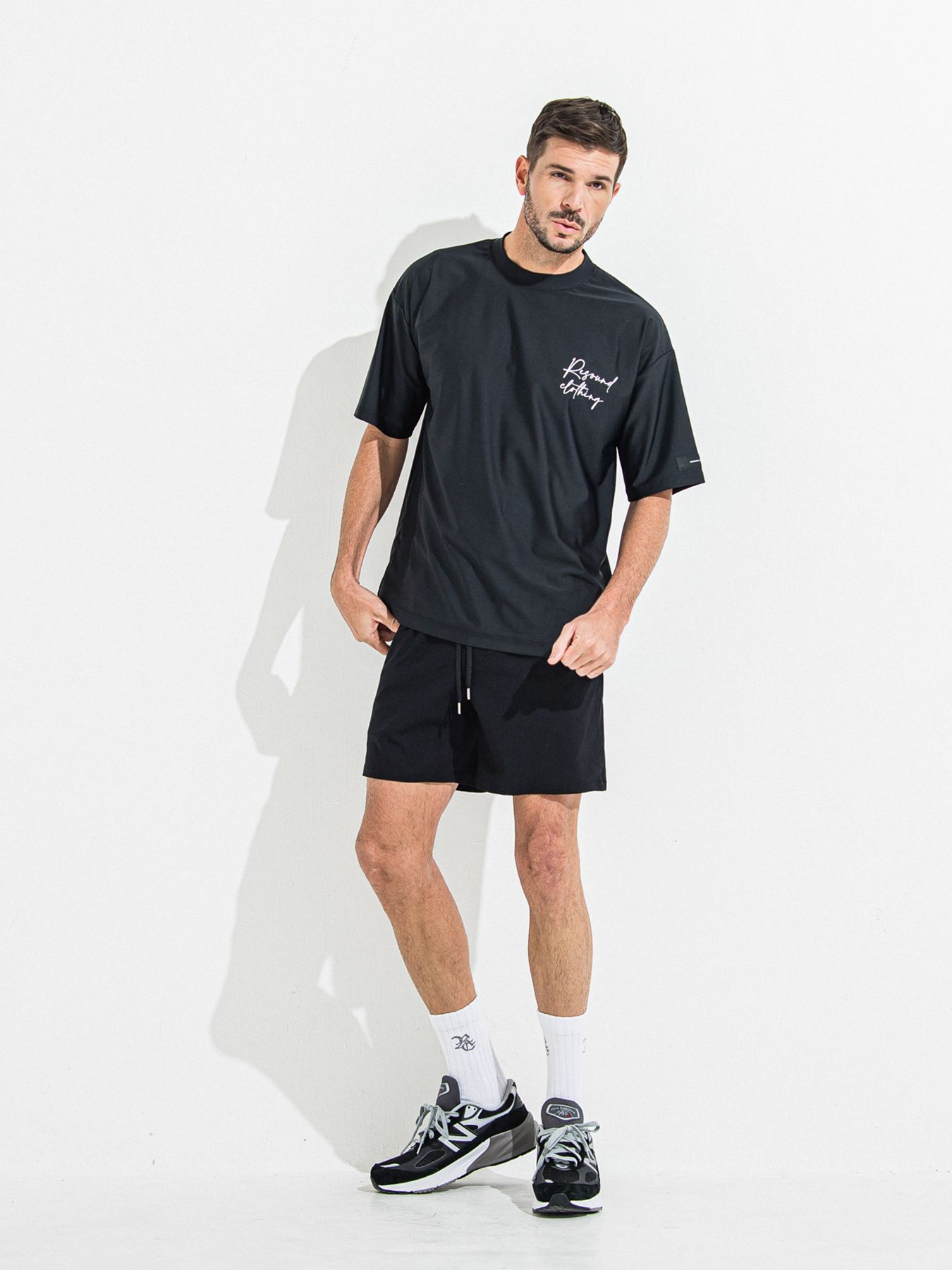 【予約品 】TV NYLON SHORTS / ティーヴィーナイロンショーツ / ブラック