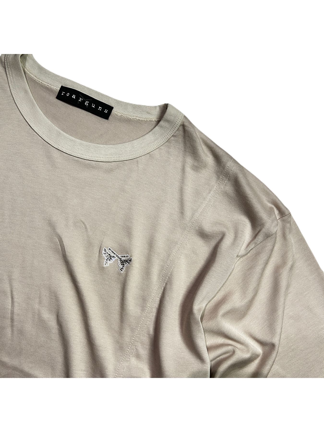 【予約品 8月10日(日) 締切 】WOMENS WING CROSSGUN CRY T / ウイングクロスガン クリスタル Tシャツ / ベージュ