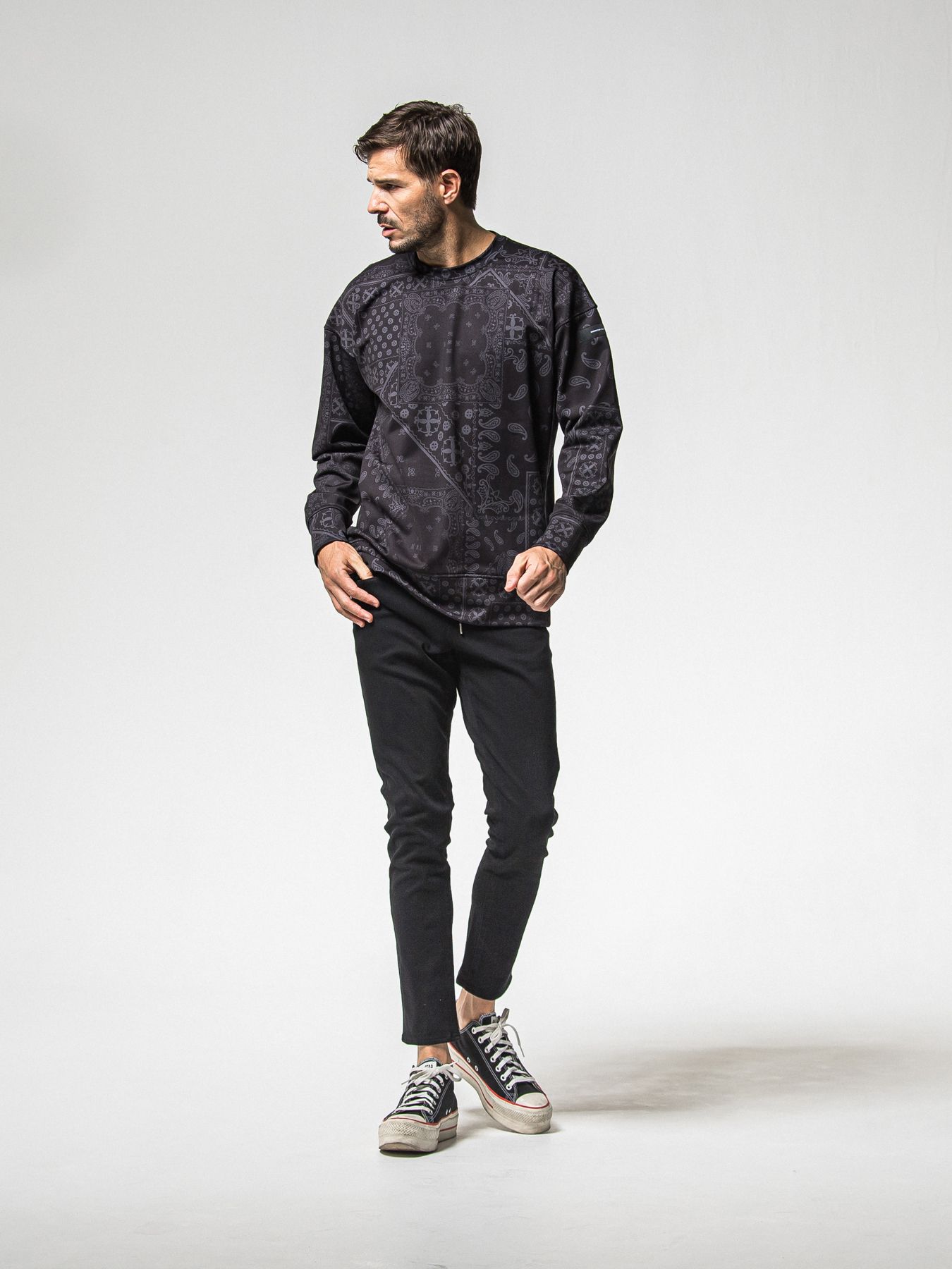 【予約品 8月31日(日) 締切】MICK DENIM JERSEY / ミック デニムジャージ / ブラック