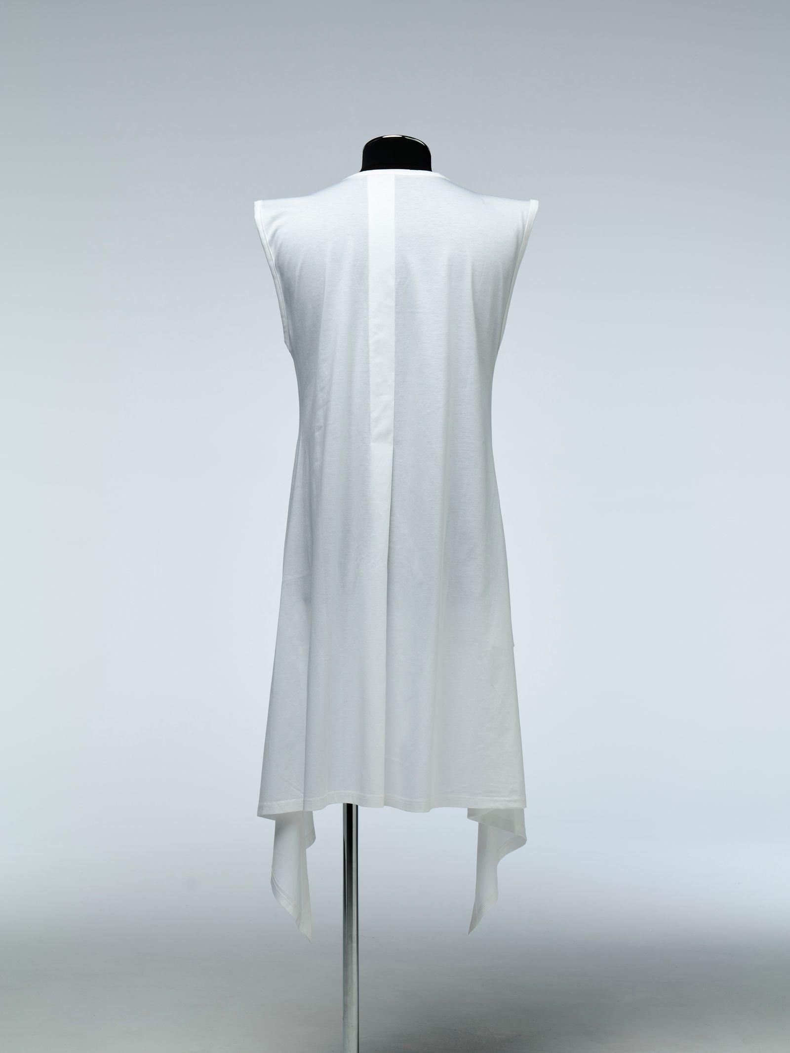 《予約品》 ViscoseOrganicTERRON / フリルノースリーブ  / ホワイト 【THE ONENESS】 5月中入荷予定
