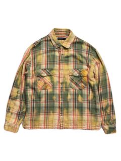【予約品 8月23日(日) 締切】CO CHECK SHIRT / グリーン