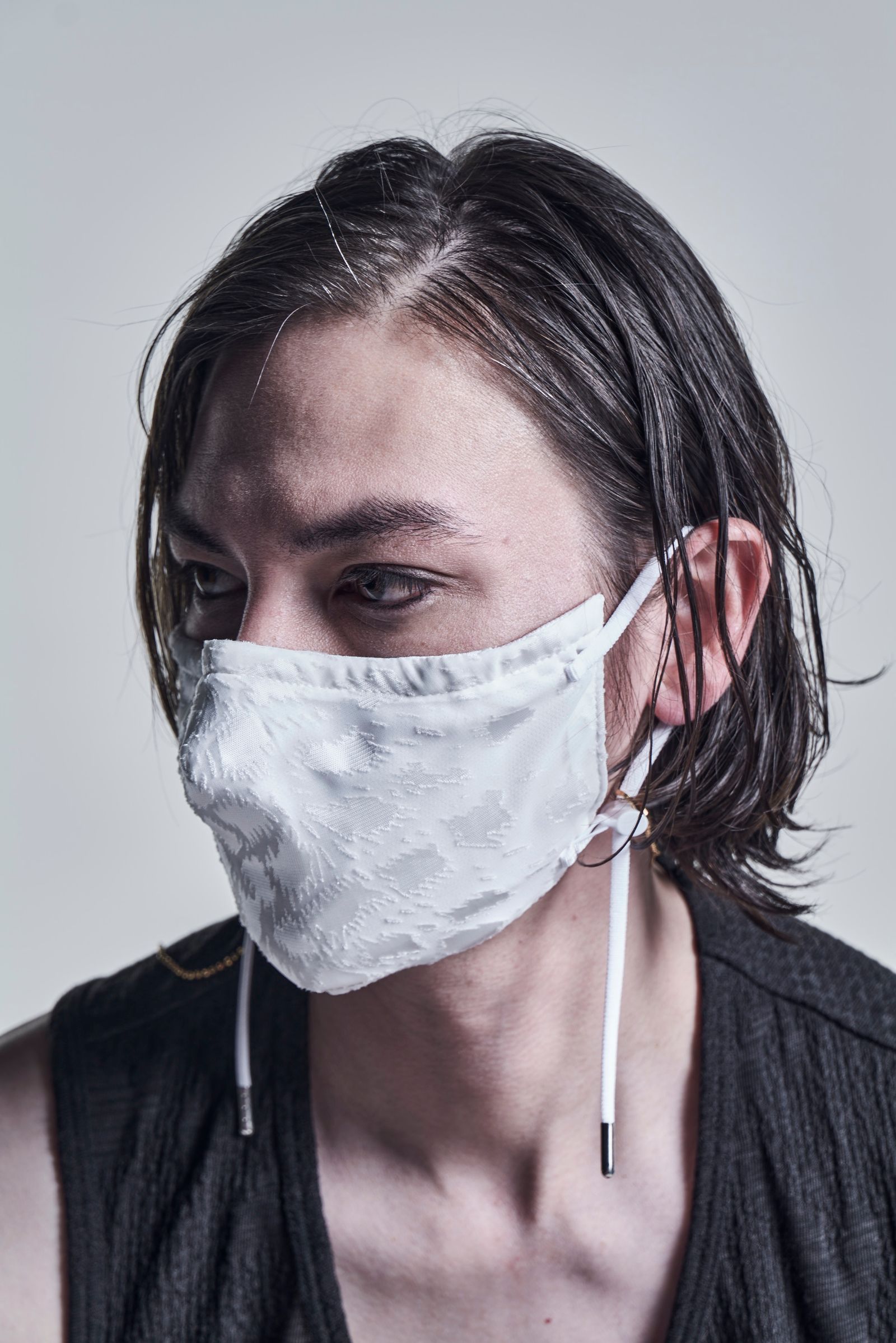 FaceCover OpalLeopard白豹 / White 【kiryuyrik】