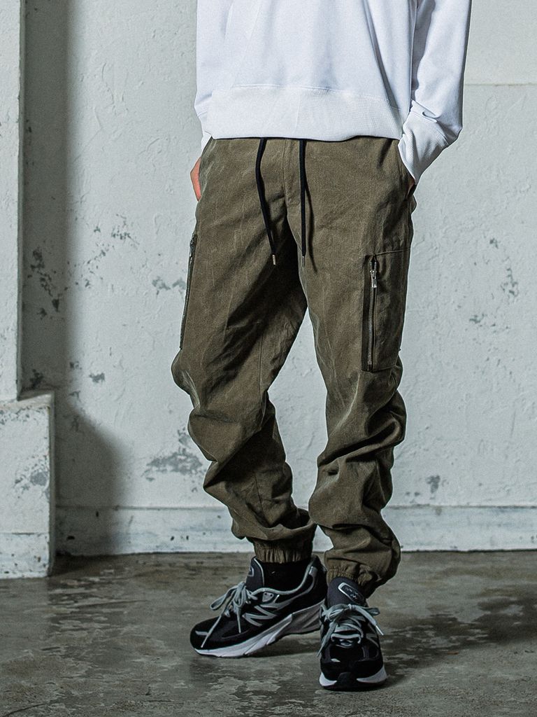 DAVID CARGO PANTS バイオ加工 / カーキ