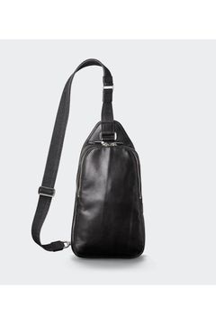 ボディバッグ Antique Leather / Black 【aniary】