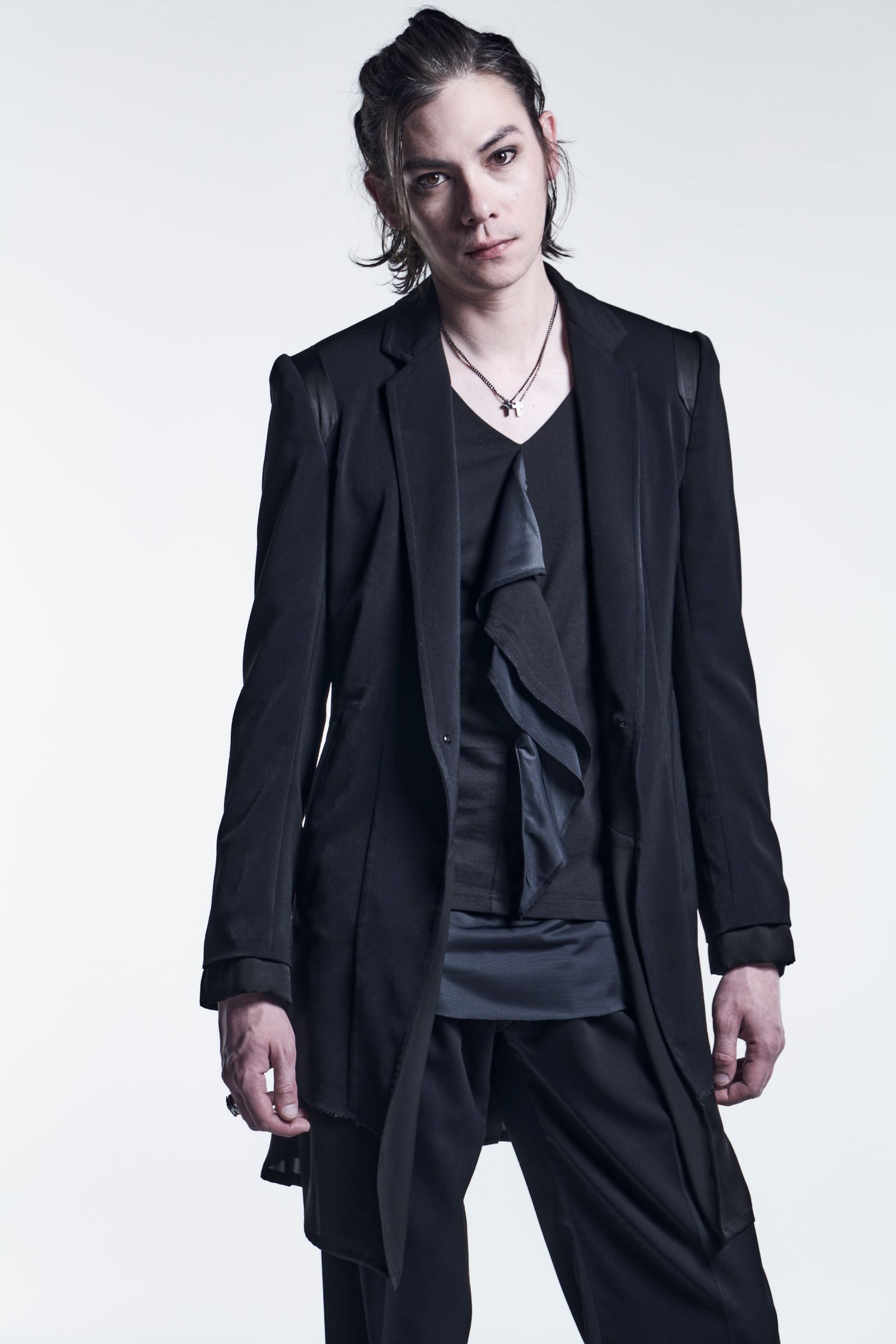 《予約品》 LayeredFrillT-Shirts Jersey / Black&Black 【kiryuyrik】 6月入荷予定