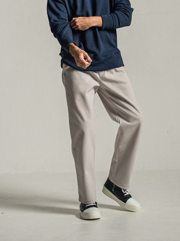 《予約9月1日18時締め》 MELTON WIDE TUCK PANTS  / ワイドタックパンツ / グレージュ