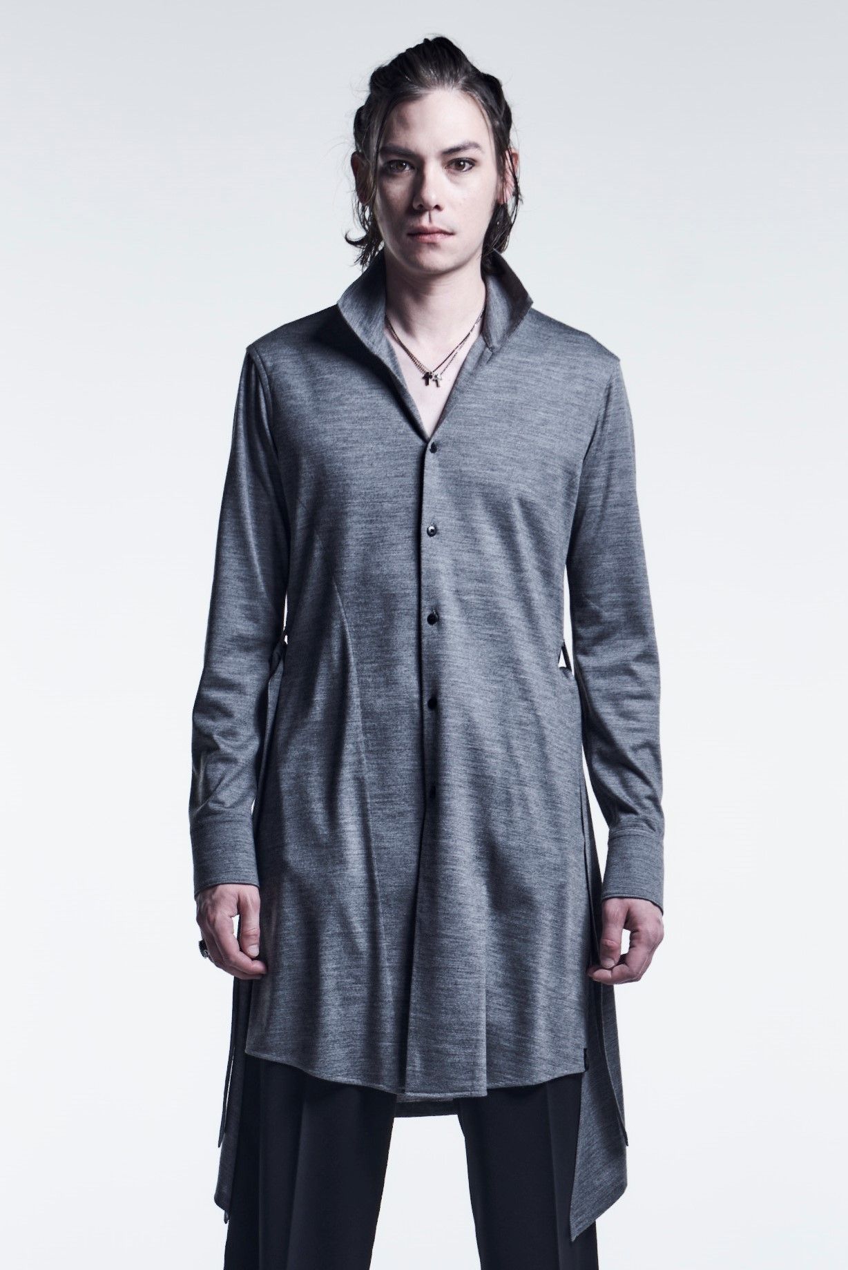 SkipperFlareShirts WoolJersey / Gray 【kiryuyrik】