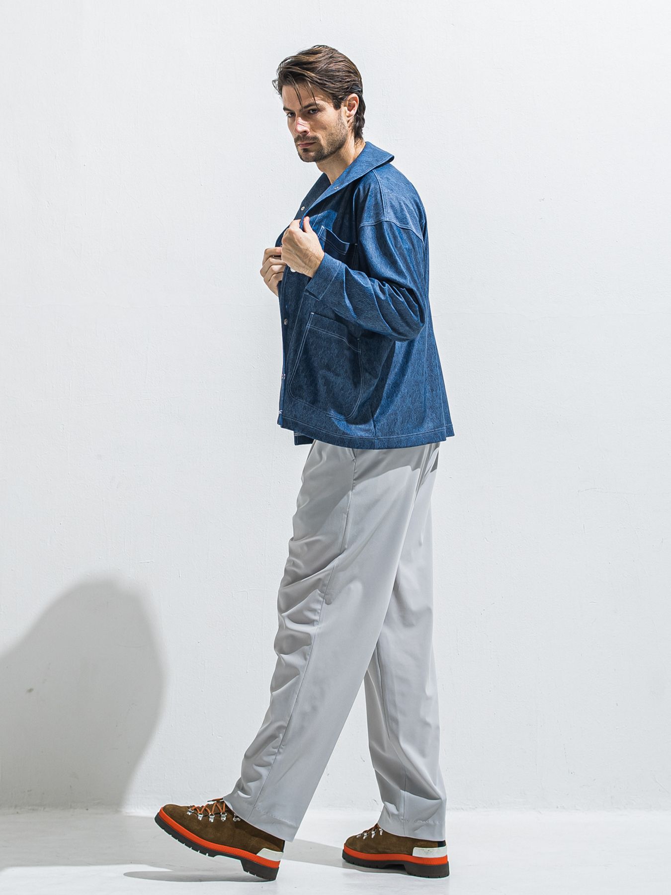 【予約品 2月15日(日) 18:00 締切】BEN PANTS / ワイドルーズパンツ / グレー