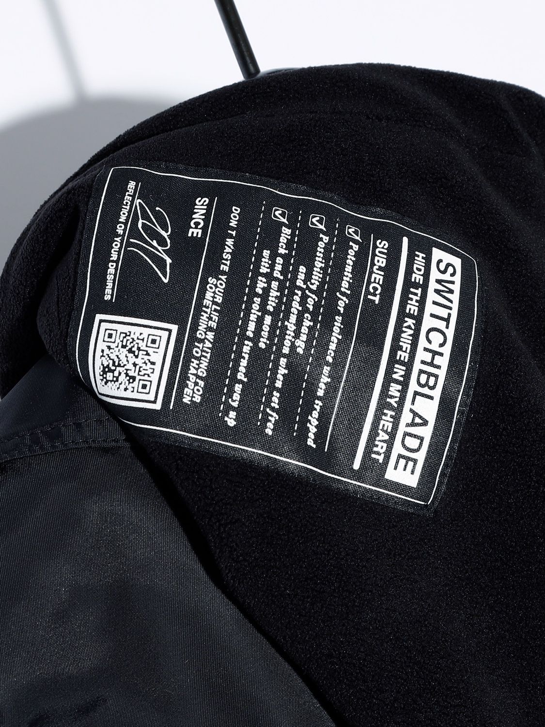 【予約品】  FAKE LAYERED NYLON JK w/HOOD / ナイロンジャケット / BLACK / 即納