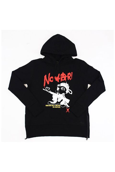 FAWN GRAPHIC PO パーカー / BLACK 【Roen】