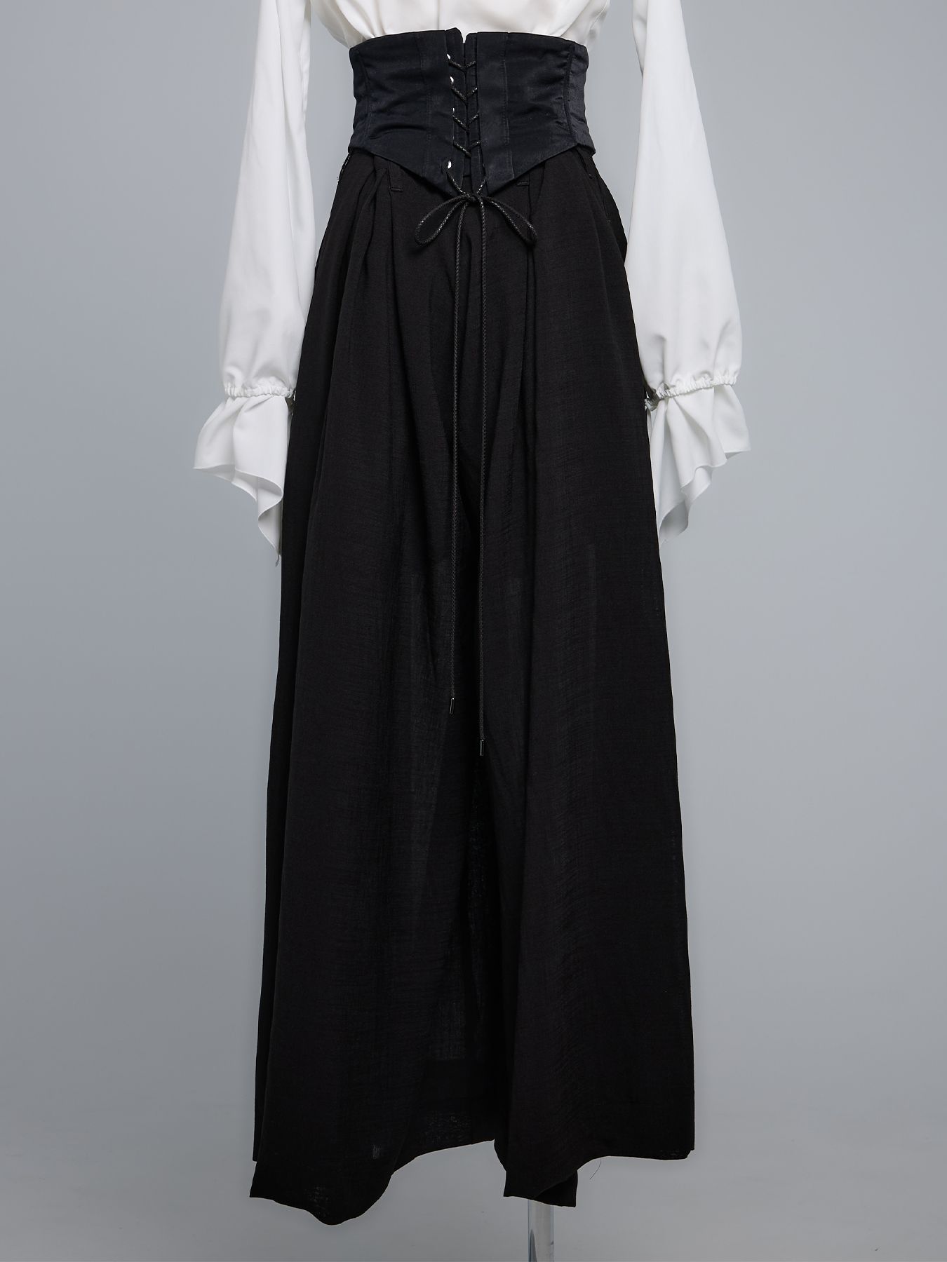 【予約品 5月18日(日) 締切】Drape Slacks / ドレープスラックス / ブラック